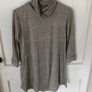 Dusted gray tunic/sweater dress